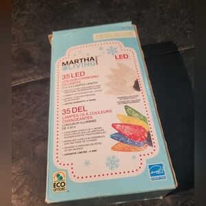 Martha Living Christmas 35 Led Color Changing C6 Lights  WORKS
